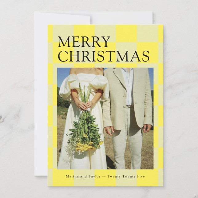 Cartão De Festividades Verificadores de Natal (Frente)