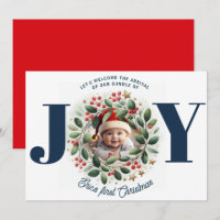 Vermelhos Aquarela Mistletoe wreath Bundle of JOY