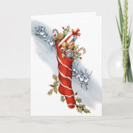 Cartão De Festividades Véspera de Natal