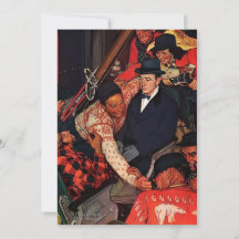 Viagem A Um Comboio De Esqui - Norman Rockwell
