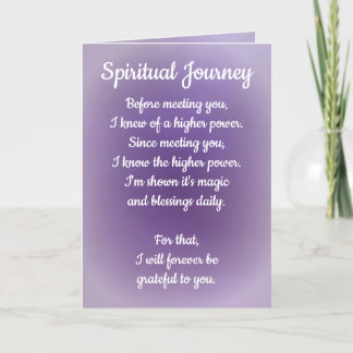 Cartão De Festividades Viagem espiritual Twin Flame no Feriado Separado