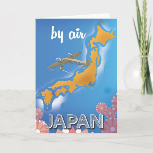 Cartão De Festividades Viagens vintage do Japão