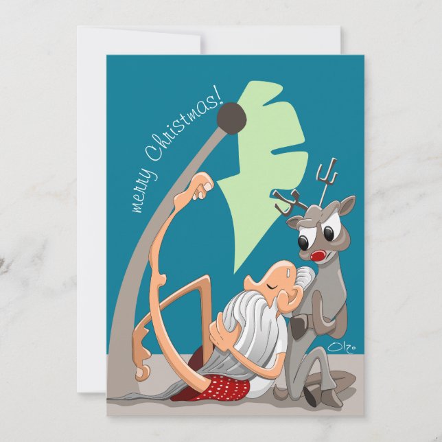 Cartão De Festividades Víblias de Natal (Frente)