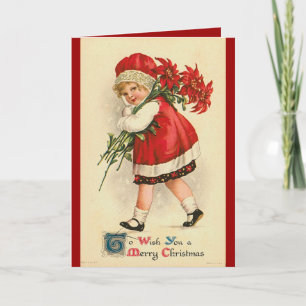 Cartão De Festividades Victorian Christmas Card