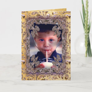 Cartão De Festividades Victorian Insert Your Own Image