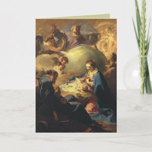 Cartão De Festividades Victorian Madonna Christmas Card