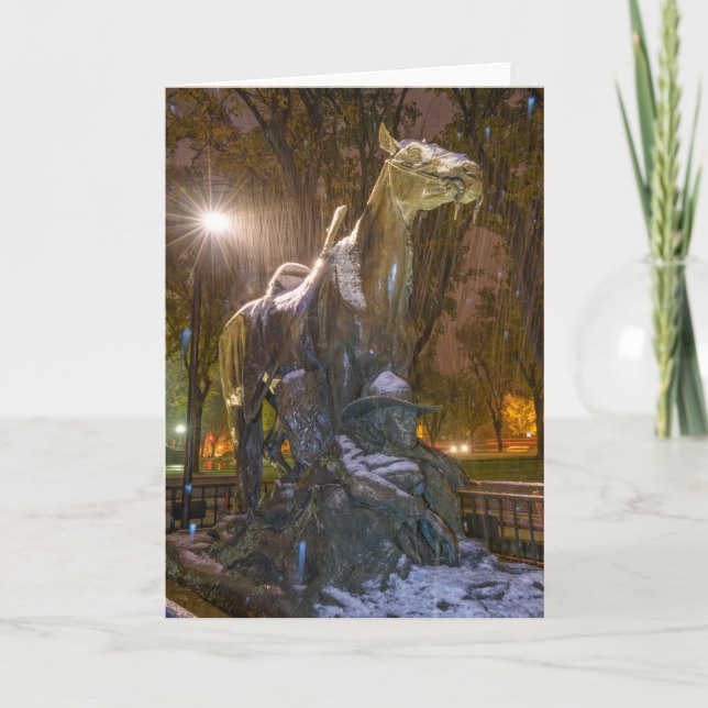 Cartão De Festividades Vida Estática, Congelada (Frente)