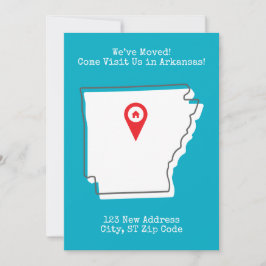 Cartão De Festividades Viemos visitar-nos no lançamento do Arkansas