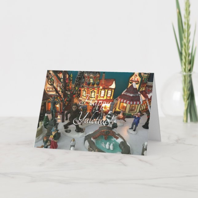 Cartão De Festividades Vila Bigfoot (Frente)