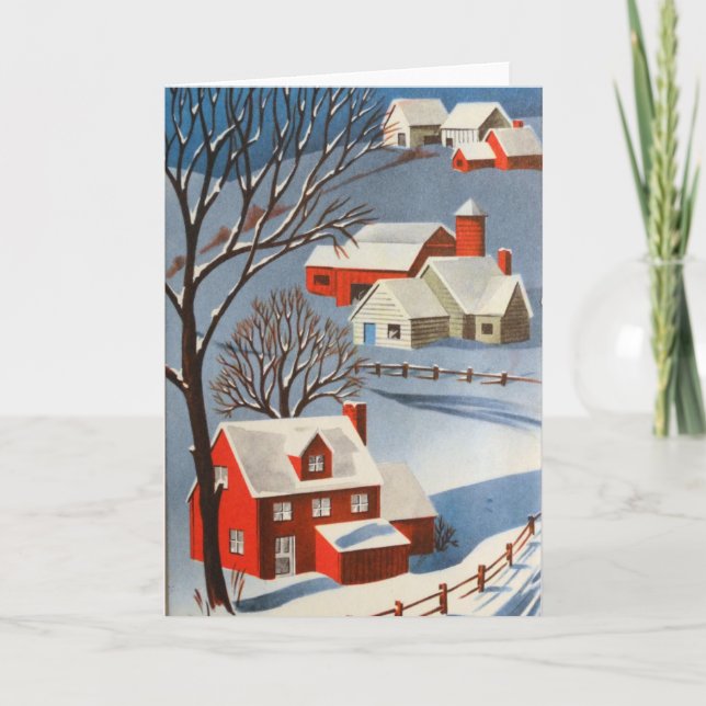 Cartão De Festividades Vila do Natal (Frente)