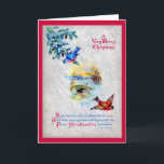 Cartão De Festividades Vintage 1917 muito alegre do Natal de Dickens<br><div class="desc">Uma reprodução de um cartão bonito que expressa um sentimento poético para a estação do Natal do feriado… Este artigo é da qualidade arquivística, alta resolução, ele retouched, recolored nas áreas, foi colhido e aumentado. Isto assegura que seu artigo imprimirá com o possível o mais de alta qualidade. Porque esta...</div>