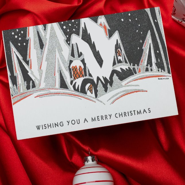 Cartão De Festividades Vintage Art Deco (Criador carregado)