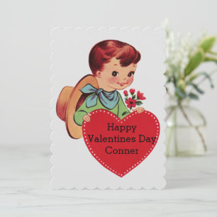 Cartão De Festividades Vintage Cinza Pequeno Cowboy Buckaroo Oeste