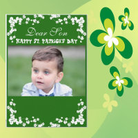 Vintage Clover Dia de São Patrício Son/Grandson Fo