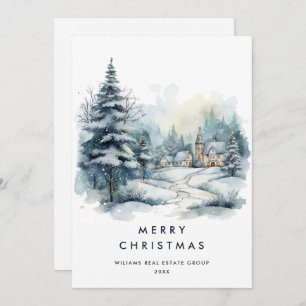 Cartão De Festividades Vintage Country Manda Árvore de Natal