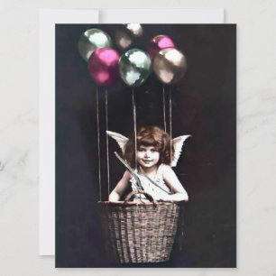 Cartão De Festividades Vintage Cupid