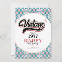 Vintage desde - 1977