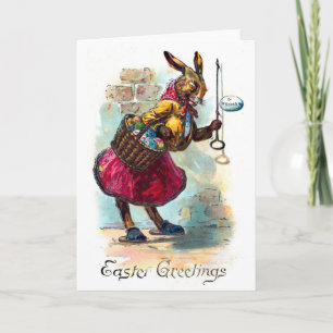 CARTÃO DE FESTIVIDADES VINTAGE EASTER CARD