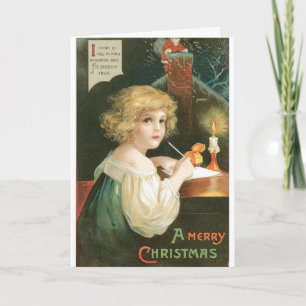 Cartão De Festividades Vintage Felry Christmas Card - Amizade