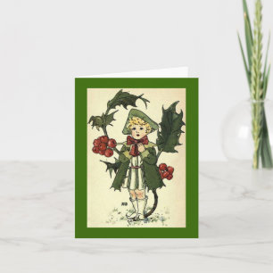 Cartão De Festividades Vintage Garden Cuties Card