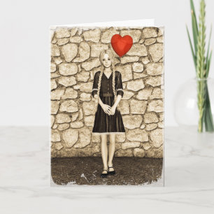 Cartão De Festividades Vintage Love