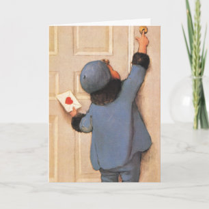 Cartão De Festividades Vintage Love - Letra de Jessie Willcox Smith