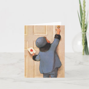 Cartão De Festividades Vintage Love - Letra de Jessie Willcox Smith