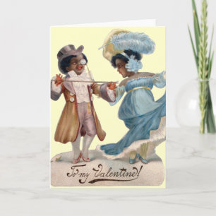 Cartão De Festividades Vintage My Valentine Greeting Card