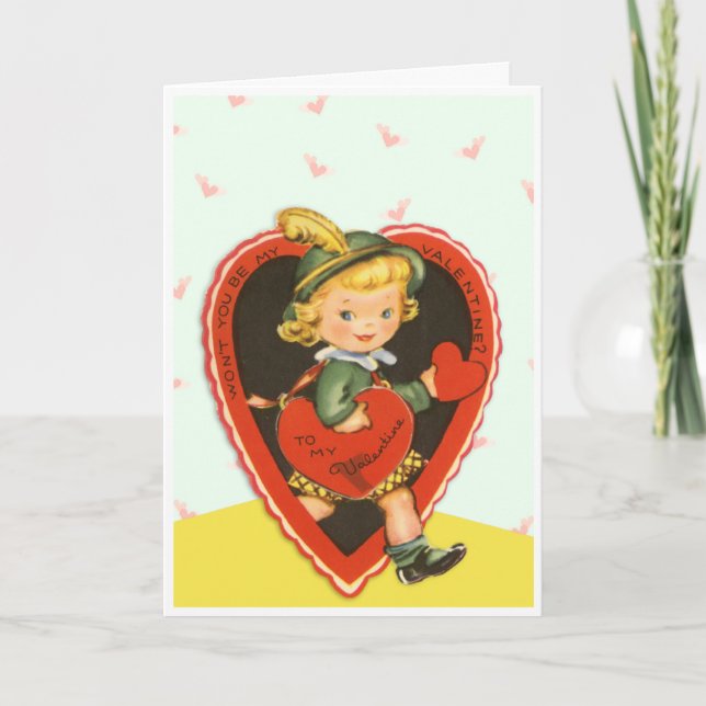 Cartão De Festividades Vintage não será... (Frente)