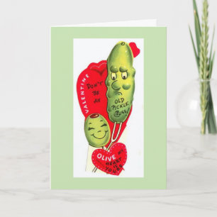 Cartão De Festividades Vintage - Olive of My Heart is Yours, Valentine