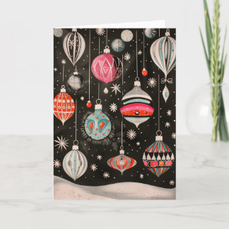 Cartão De Festividades Vintage Ornament Extravaganza