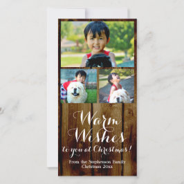 Cartão De Festividades Vintage País 3 Natal