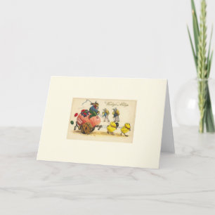 Cartão De Festividades Vintage Páscoa Polonesa