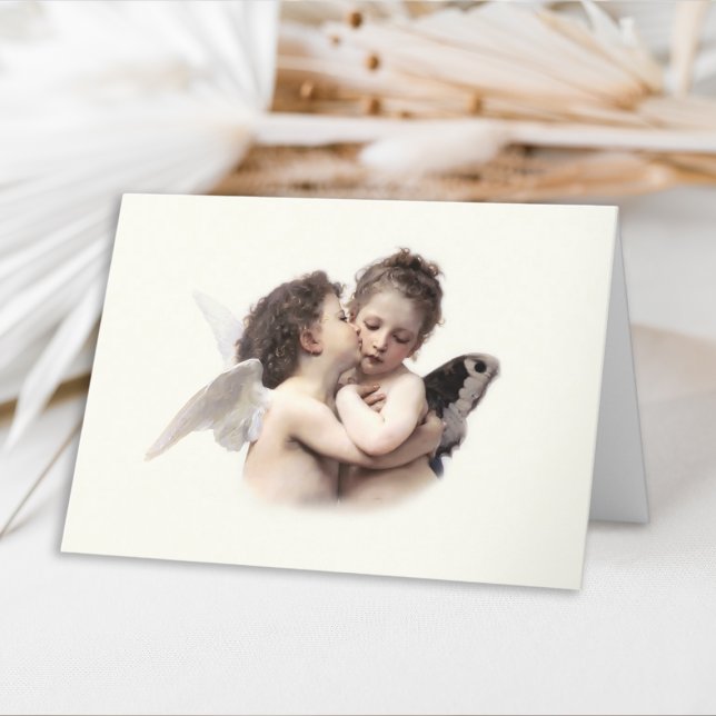 Cartão De Festividades Vintage - Primeiro Namorados Romântico (Criador carregado)