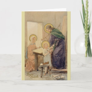 Cartão De Festividades Vintage Religious Italian Christmas Card