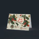Cartão De Festividades Vintage Retro Christmas Art<br><div class="desc">Este cartão vitoriano vitoriano vintage faz o Cartões de natal perfeito para amigos,  família e colegas de trabalho.</div>
