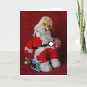 Cartão De Festividades Vintage Santa Claus