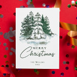 Cartão De Festividades Vintage Verde Árvore Botânica Aquarela Natal<br><div class="desc">Torne este Cartão de Natal de Vintage Botânica Verde com Aquarela, seu próprio Natal nesta temporada de festas. Apresentando uma bela design de árvore botânica pintada à mão em tons verdes ricos, esta carta é perfeita para espalhar alegria festiva com um toque de elegância. Ideal para saudações pessoais e mensagens...</div>
