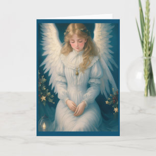 Cartão De Festividades Vintage Victorian Christmas Angel