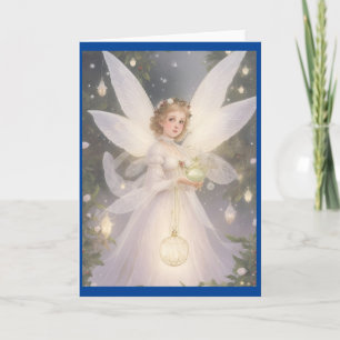 Cartão De Festividades Vintage Victorian Christmas Angel