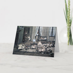 Cartão De Festividades Vintage Victorian Creepy Krampus Christmas Card