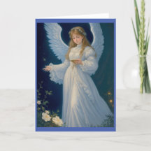 Vintage Victorian Retro Christmas Angel