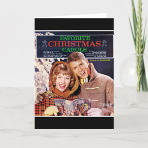 Cartão De Festividades Vintage Vinyl Record Cover Christmas card