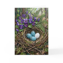 Violetais Inspiração de Primavera Ninho de Pássaro