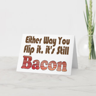 Cartão De Festividades Vire-o Bacon