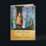 CARTÃO DE FESTIVIDADES VIRGEM COM PREOCUPAÇÃO INFANTIL DE ÂNGULOS, ESCÓPI<br><div class="desc">Pintura renascentista,  escola flamand - 16. Century</div>