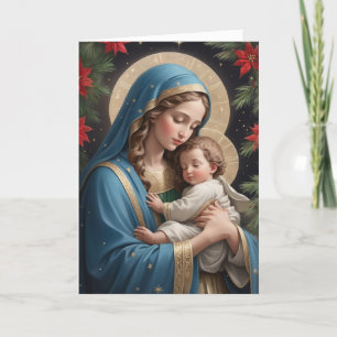 Cartão De Festividades Virgem Maria Santíssima Católica Tradicional
