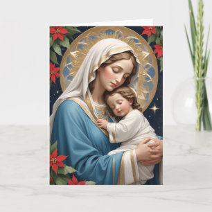 Cartão De Festividades Virgem Maria Santíssima Católica Tradicional