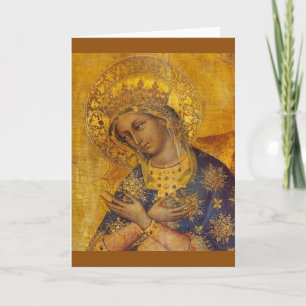 Cartão De Festividades Virgin Mary Blank Card