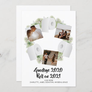 Cartão De Festividades Vírus Humor Corona 2020 Novo Ano 2021